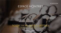 Desktop Screenshot of espace-montres.com