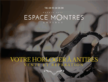 Tablet Screenshot of espace-montres.com